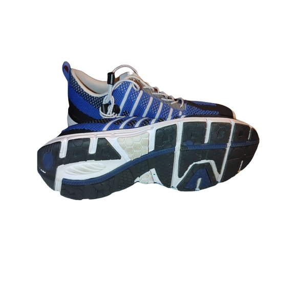 MENS APEX SNEAKERS SIZE 9.5 BLUE/BLACK/WHITE - Picture 2 of 9